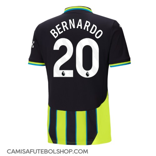 Camisa de time de futebol Manchester City Bernardo Silva #20 Replicas 2º Equipamento 2024-25 Manga Curta